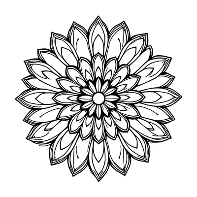 Mandala template